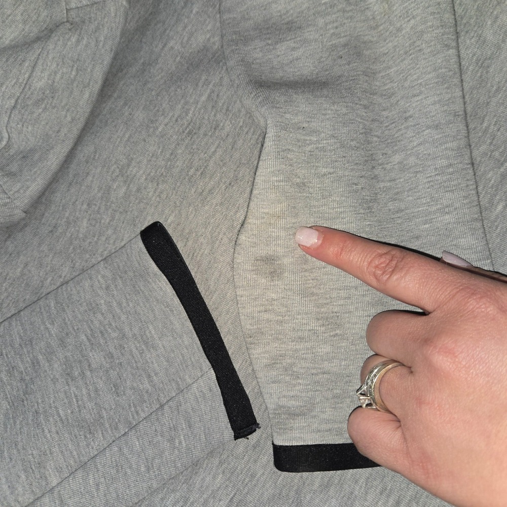 Nike Tech Fleece Full Zip Hoodie Mens Medium Gray Black CU4489-063 - Picture 7 of 11